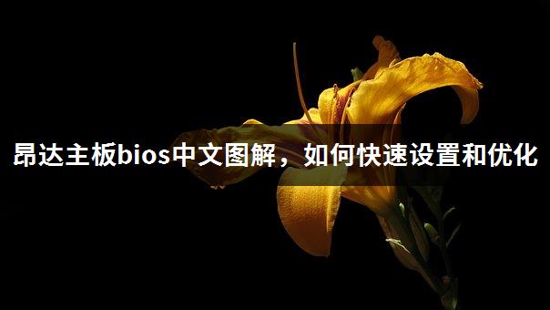 昂达主板bios中文图解，如何快速设置和优化-1